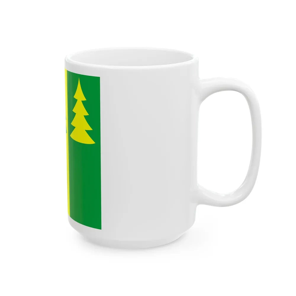Saarde valla lipp (Estonia) White Coffee Mug - Go Mug Yourself