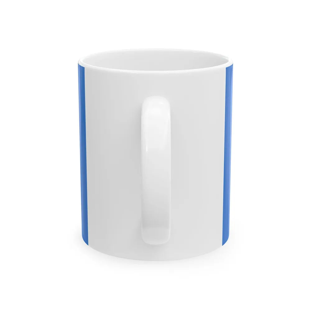 Saaremaa vald lipp (Estonia) White Coffee Mug - Go Mug Yourself