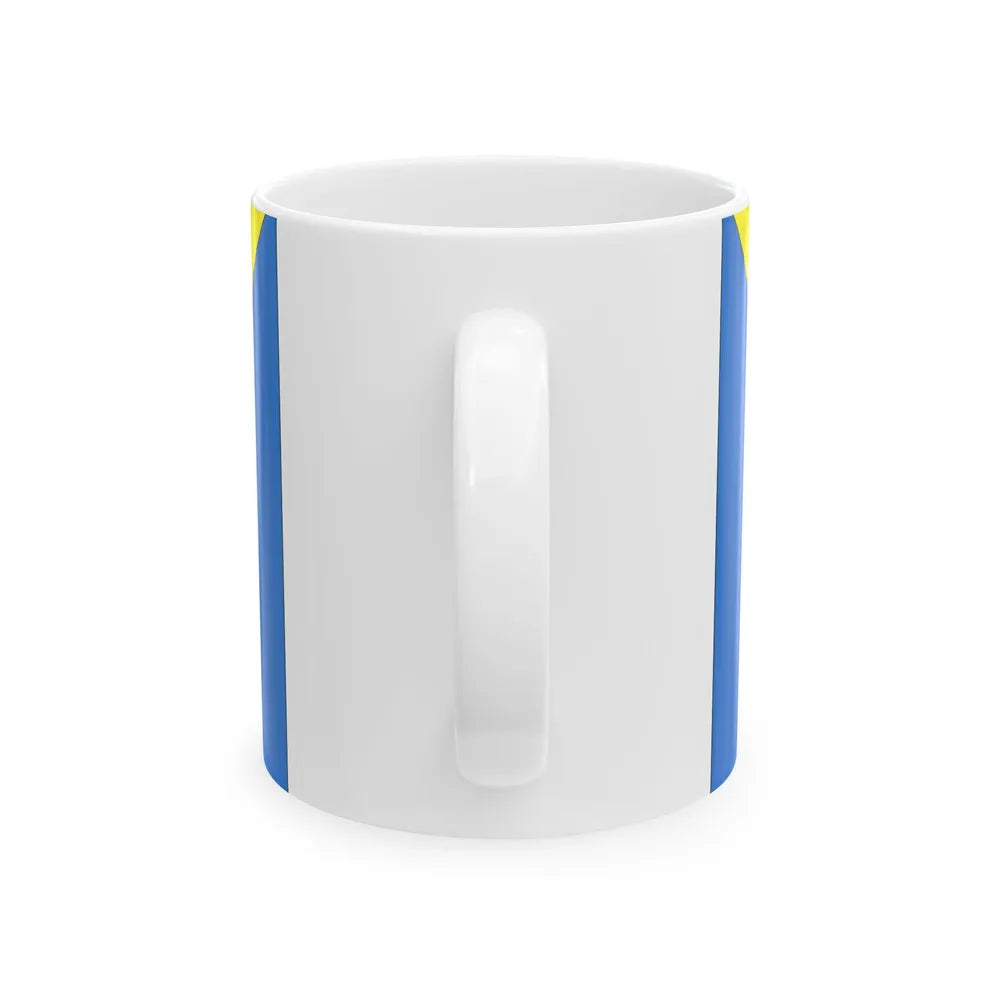 Saarepeedi-valla-lipp (Estonia) White Coffee Mug - Go Mug Yourself