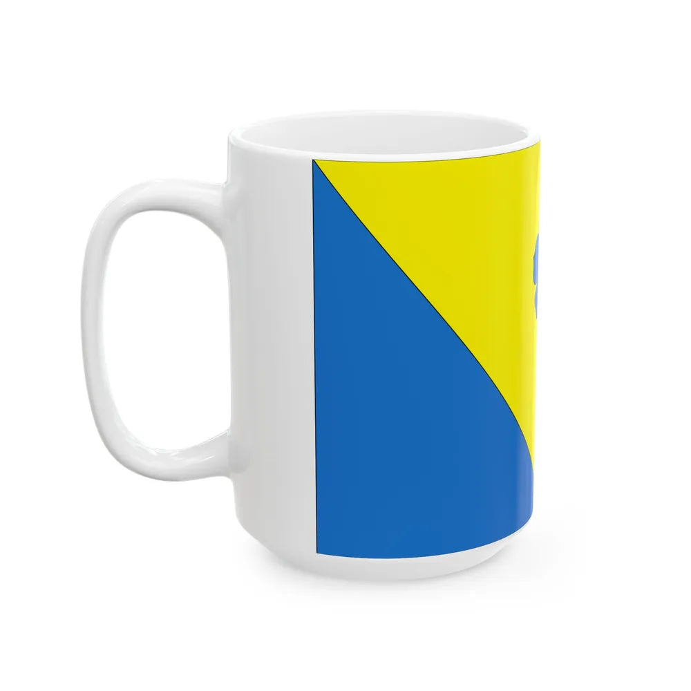 Saarepeedi-valla-lipp (Estonia) White Coffee Mug - Go Mug Yourself