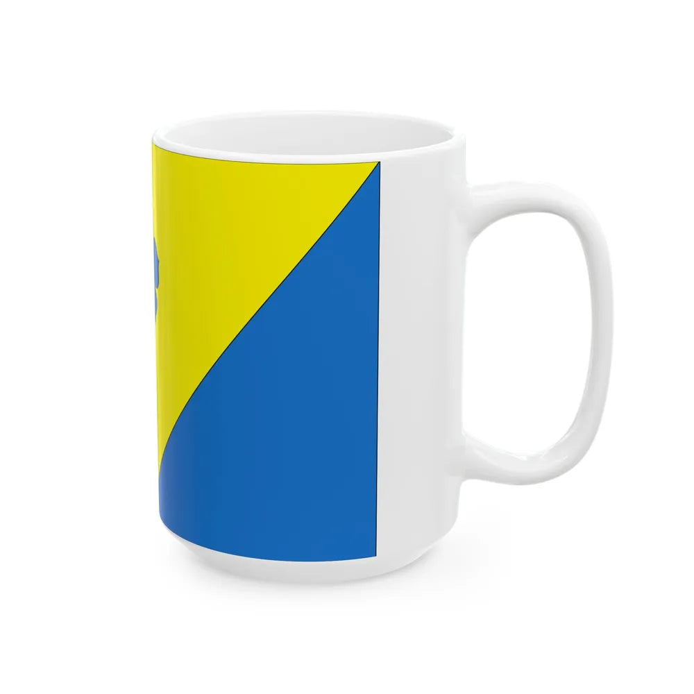 Saarepeedi-valla-lipp (Estonia) White Coffee Mug - Go Mug Yourself
