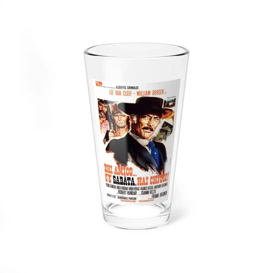 SABATA (ITALIAN) 1969 Movie Poster - Pint Glass 16oz 16oz - Go Mug Yourself