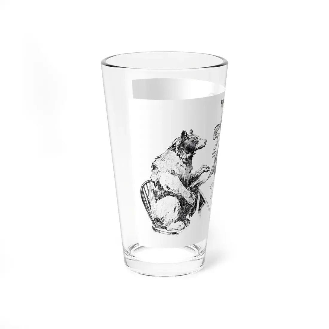 Sad Sam And Teddy The Bear, Blue Book Magazine, February 1946 (Magazine Illustration) Pint Glass 16oz - Go Mug Yourself