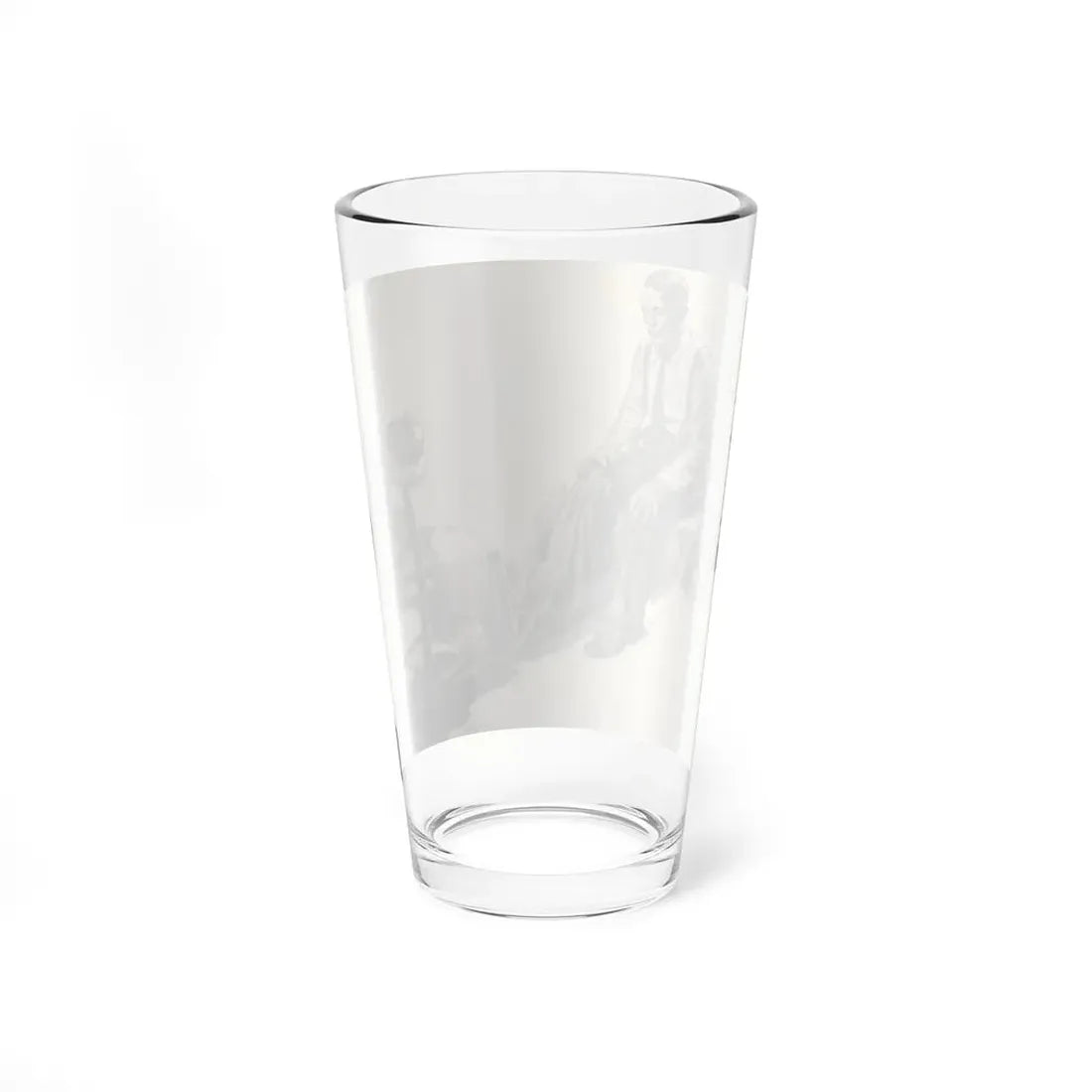 Sad Santa (Magazine Illustration) Pint Glass 16oz - Go Mug Yourself