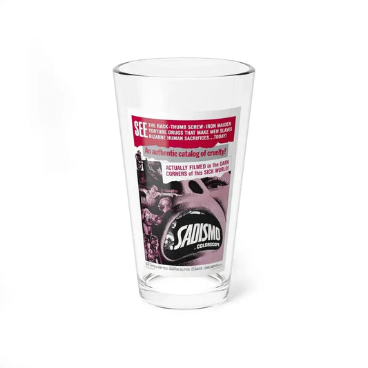 SADISMO 1967 Movie Poster - Pint Glass 16oz 16oz - Go Mug Yourself