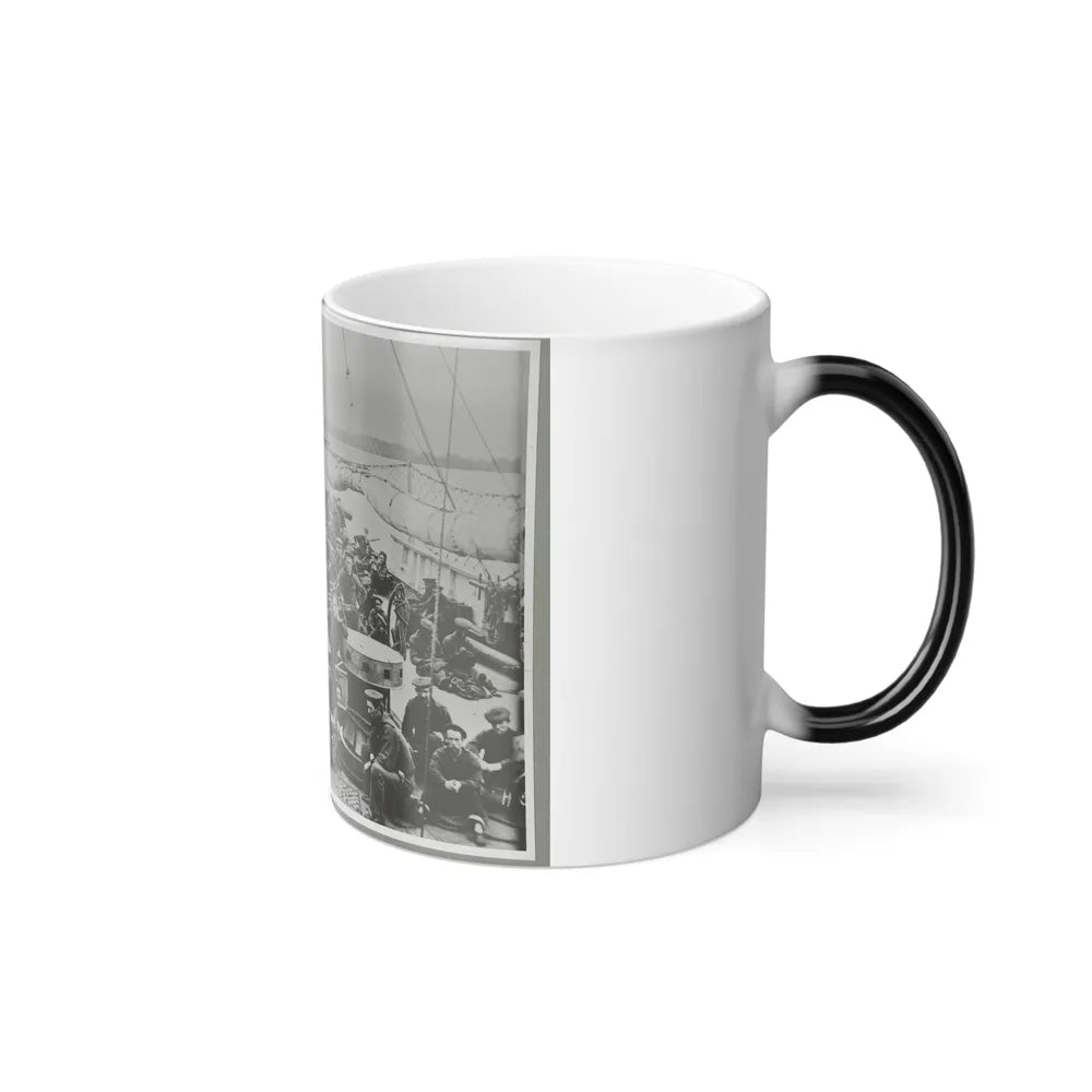 Sailors on Deck of Warship (U.S. Civil War) Color Changing Coffee Mug 11oz-Go Mug Yourself