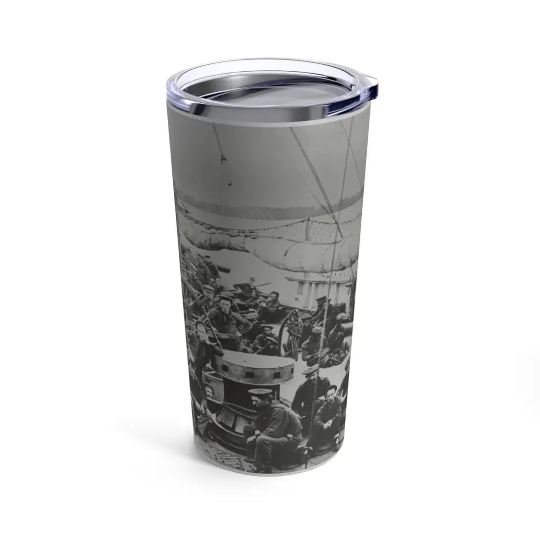 Sailors On Deck Of Warship (U.S. Civil War) Tumbler 20oz - Go Mug Yourself