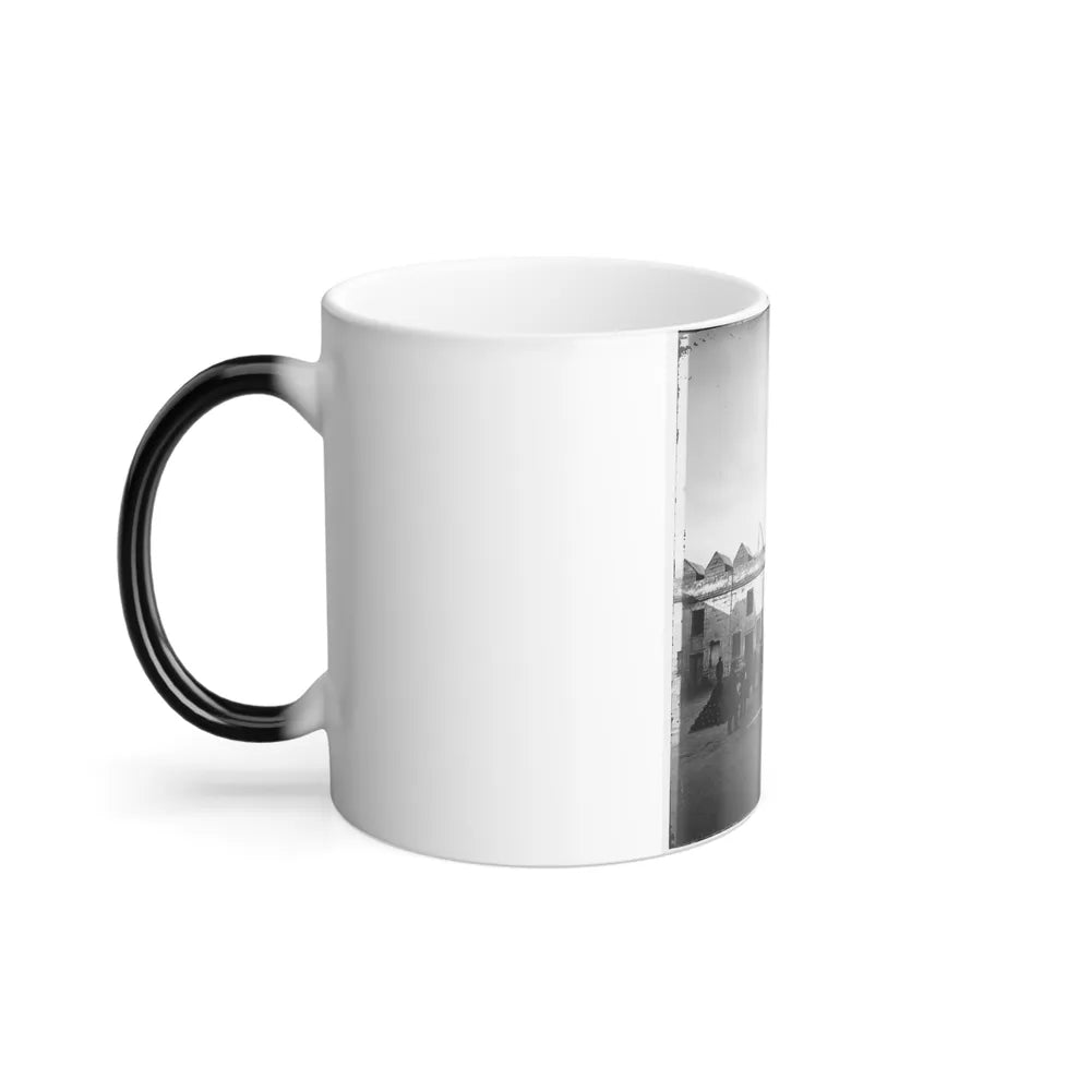 Saint Augustine, Fla. Artillery Inside Fort Marion; Tents on Rampart (U.S. Civil War) Color Changing Coffee Mug 11oz-Go Mug Yourself