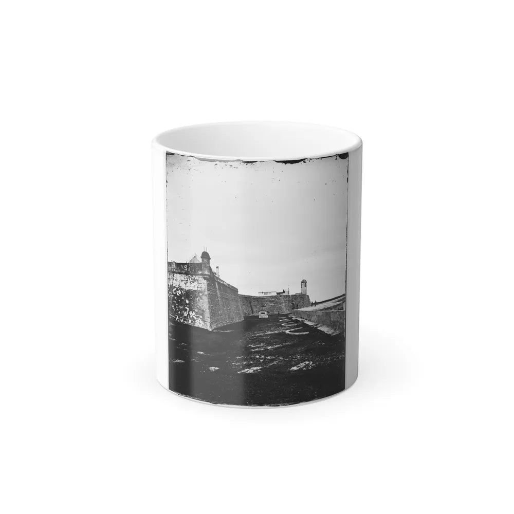 Saint Augustine, Fla. Bastions of Fort Marion (U.S. Civil War) Color Changing Coffee Mug 11oz-11oz-Go Mug Yourself