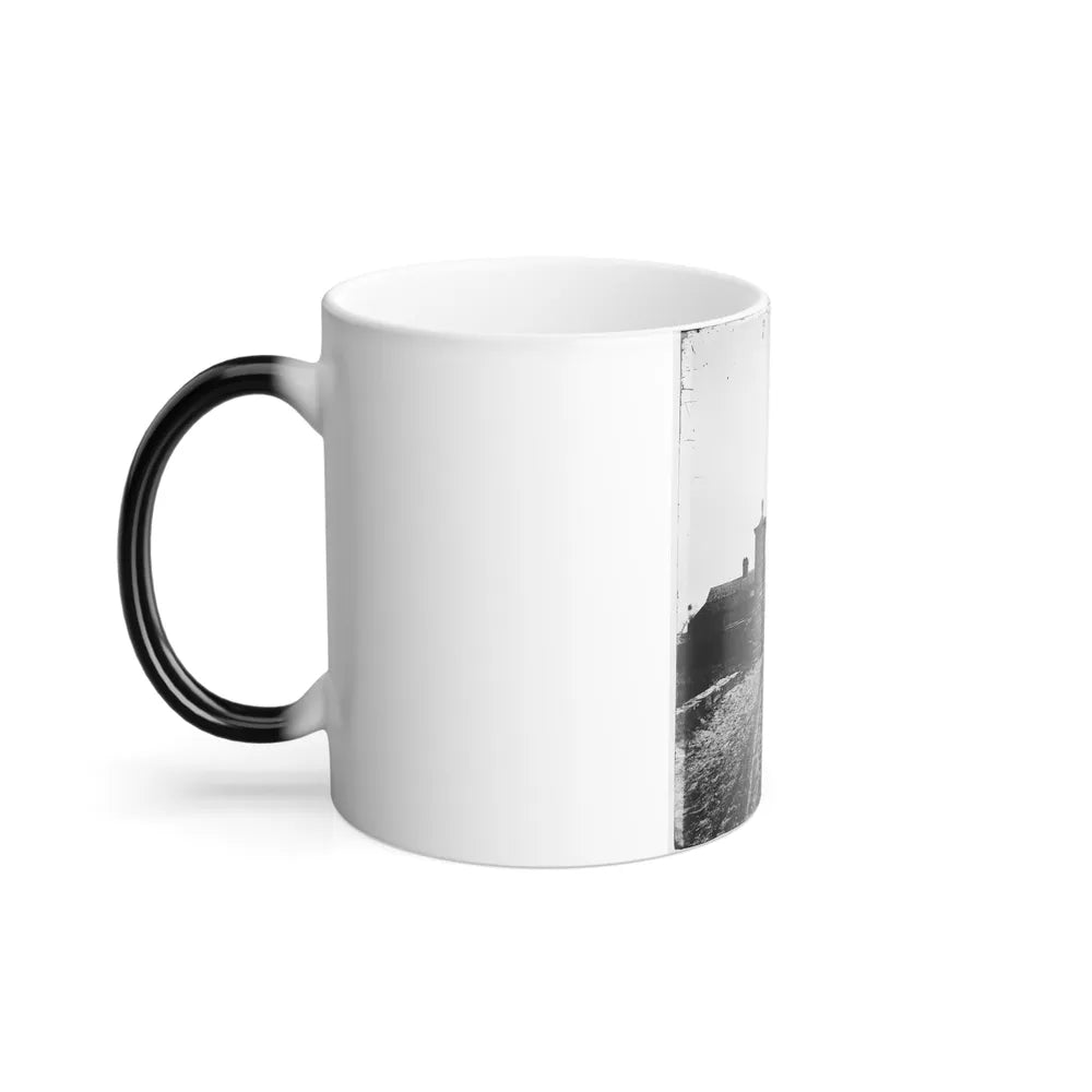 Saint Augustine, Fla. Entrance Gate, With Street and Houses Beyond (U.S. Civil War) Color Changing Coffee Mug 11oz-Go Mug Yourself