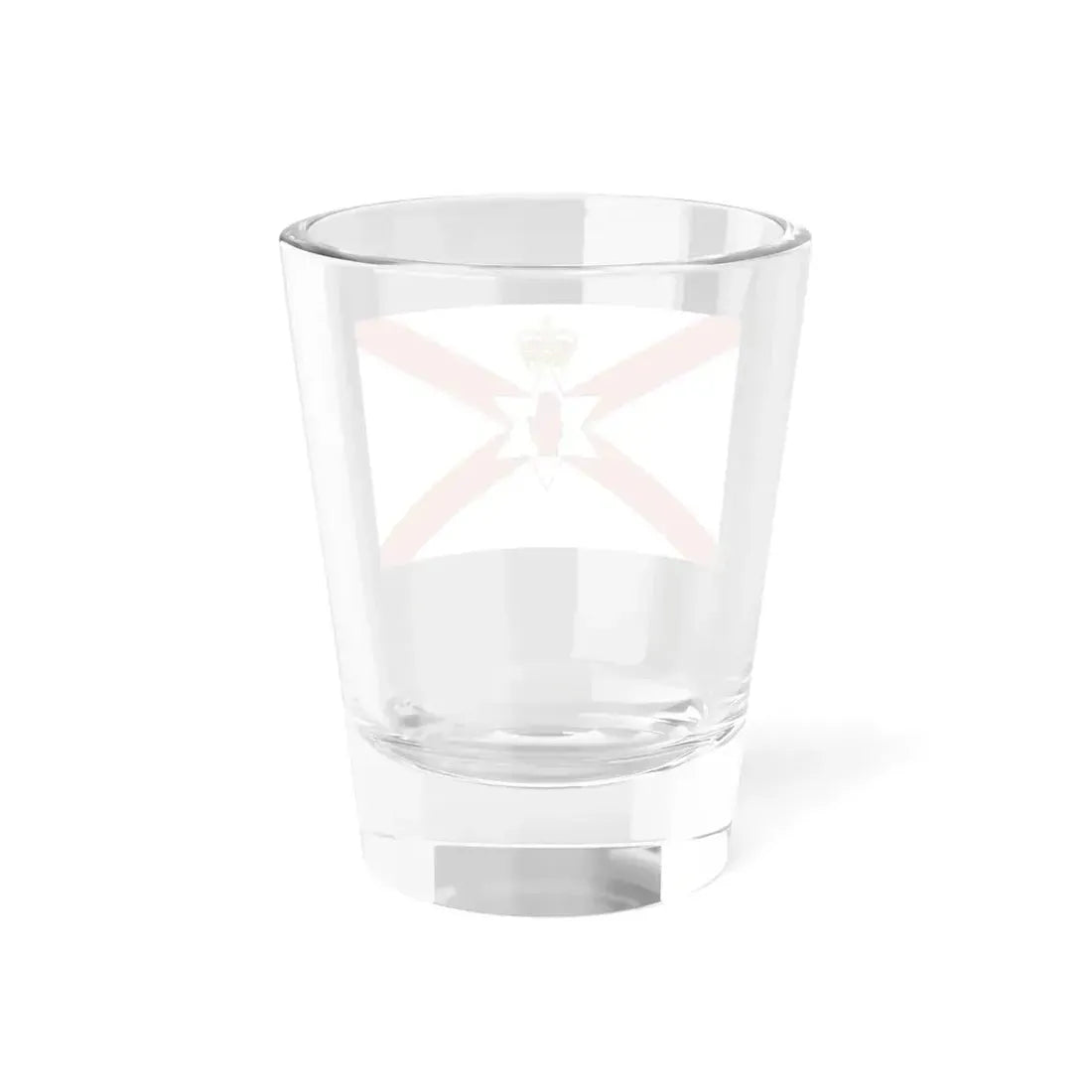 Saint Patricks flag for Northern Ireland crowned (Ireland) Shot Glass 1.5oz - Go Mug Yourself