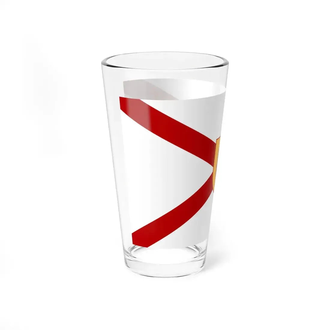 Saint Patricks flag for Northern Ireland golden shield (Ireland) Pint Glass 16oz - Go Mug Yourself