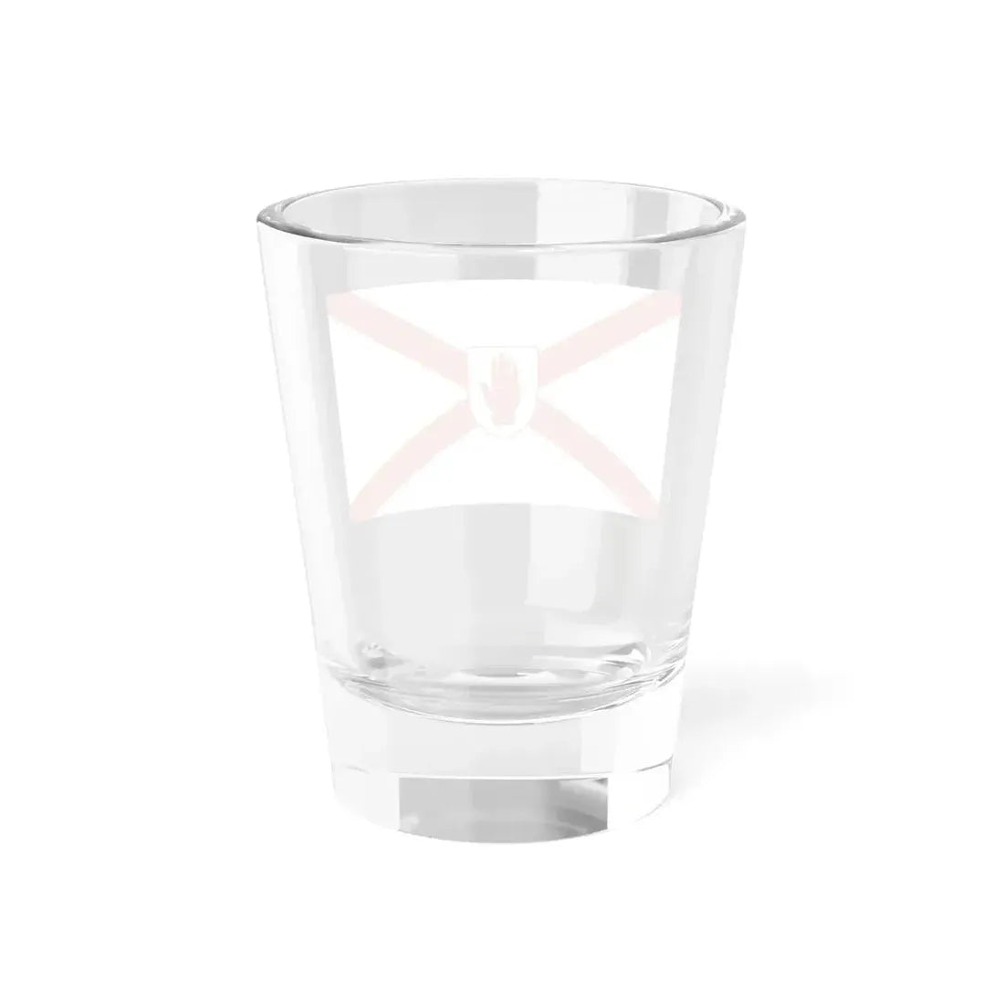 Saint Patricks flag for Northern Ireland shield (Ireland) Shot Glass 1.5oz - Go Mug Yourself