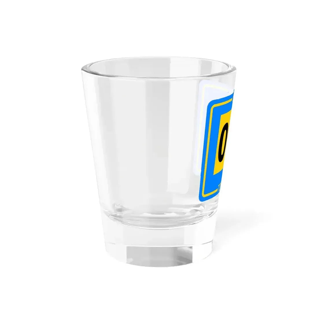 Salem Township Tuscarawas County Ohio route shield template (Ohio) (Road Sign) Shot Glass 1.5oz - Go Mug Yourself