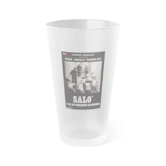 SALO 1975 Movie Poster - Frosted Pint Glass 16oz 16oz Frosted - Go Mug Yourself