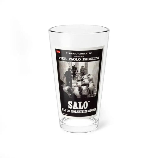 SALO 1975 Movie Poster - Pint Glass 16oz 16oz - Go Mug Yourself