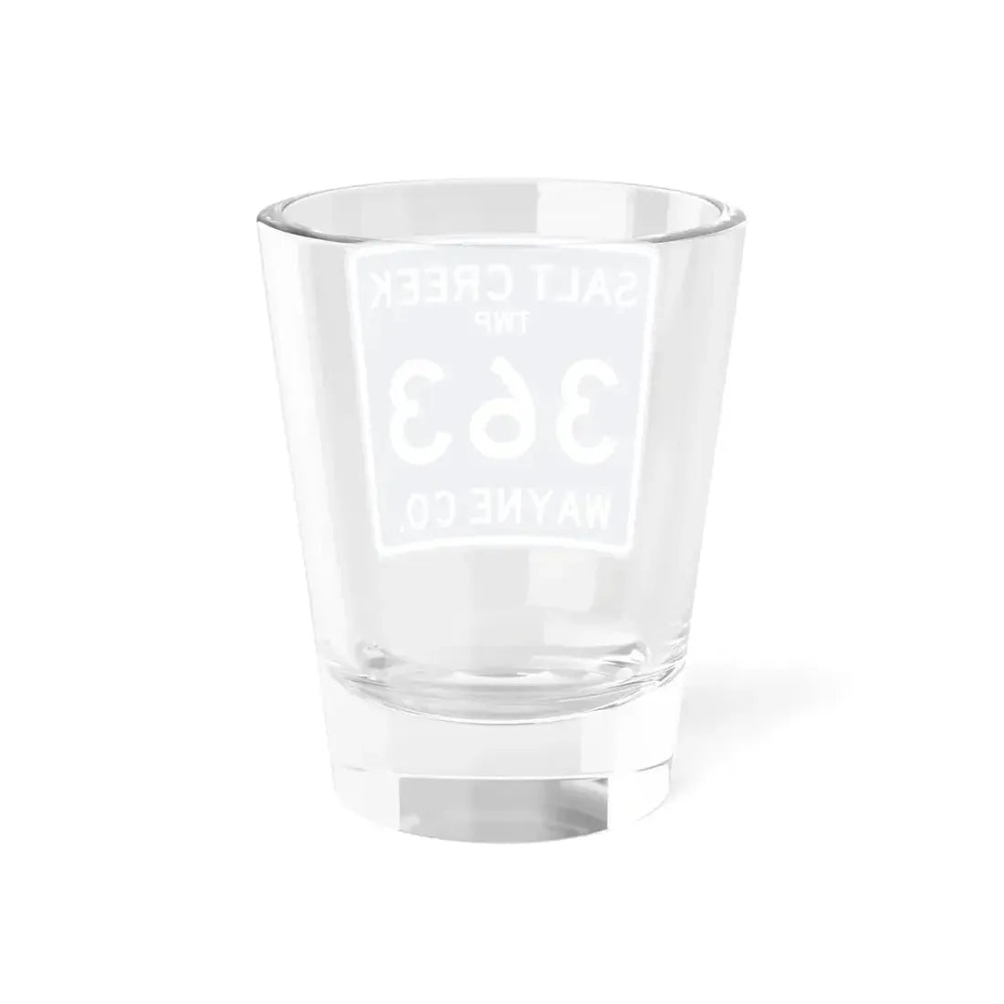Salt Creek Township Route 363 Wayne County Ohio (Ohio) (Road Sign) Shot Glass 1.5oz - Go Mug Yourself