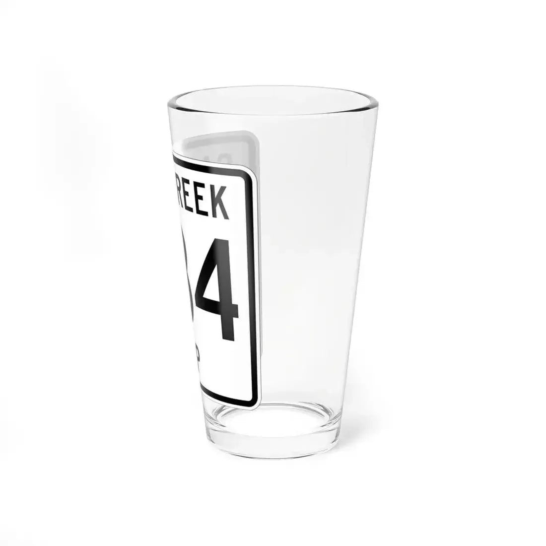 Salt Creek Township Route 634 Holmes County Ohio (Ohio) (Road Sign) Pint Glass 16oz - Go Mug Yourself