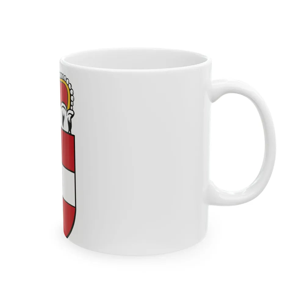 Salzburg Wappen (Austria) White Coffee Mug - Go Mug Yourself