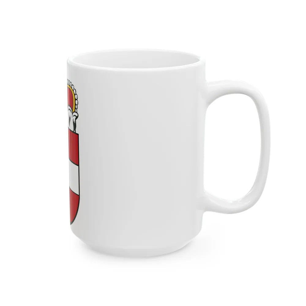 Salzburg Wappen (Austria) White Coffee Mug - Go Mug Yourself