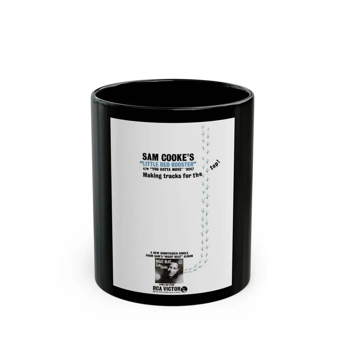 sam Cooke 1963 II (Music Poster) Black Coffee Mug 11oz - Go Mug Yourself