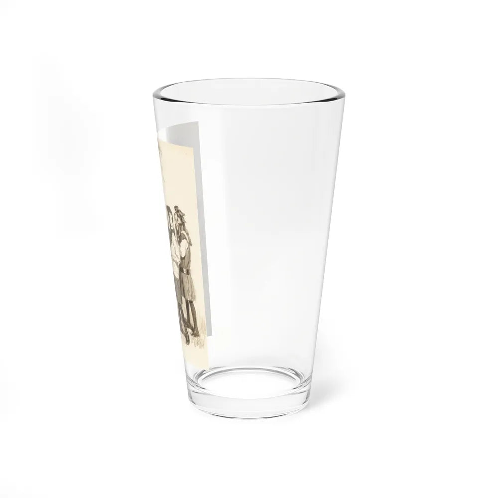 Sam's Beau, Cosmopolitan illustration, April 1917 (Magazine Illustration) Pint Glass 16oz - Go Mug Yourself