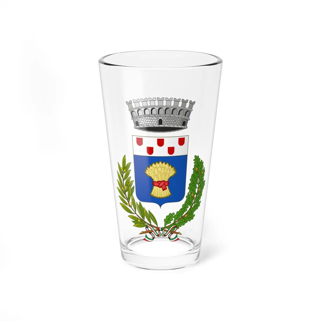 Samatzai-Stemma (Italy) (Coat of Arms) Pint Glass 16oz 16oz - Go Mug Yourself
