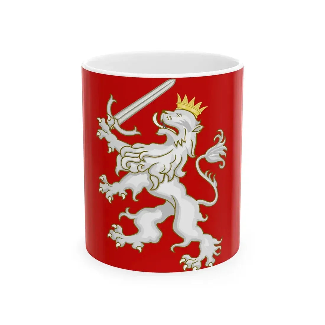 San Miniato-Bandiera (Italy) White Coffee Mug 11oz - Go Mug Yourself