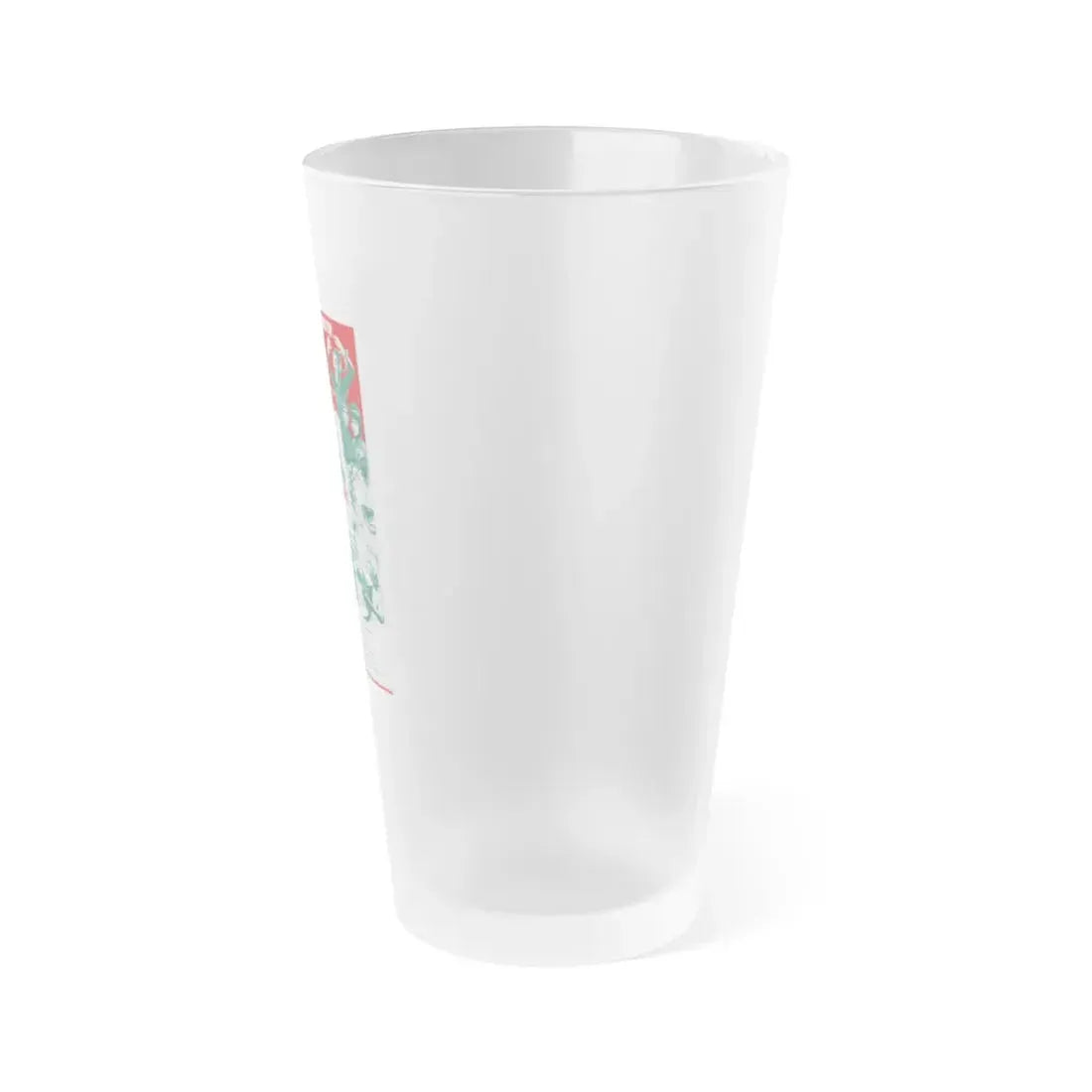 SANTA CLAUS CONQUERS THE MARTIANS 1964 Movie Poster - Frosted Pint Glass 16oz - Go Mug Yourself