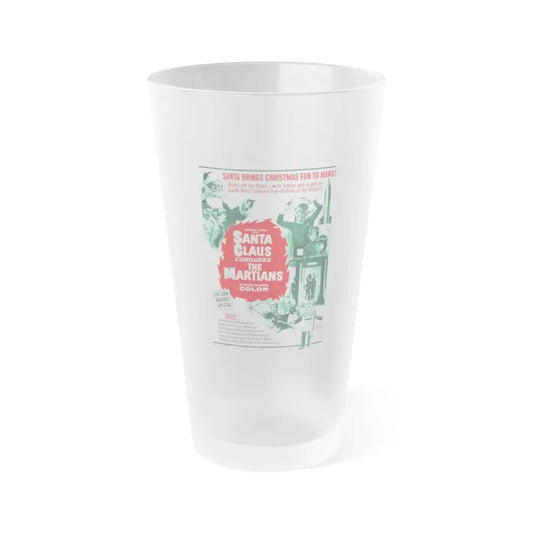 SANTA CLAUS CONQUERS THE MARTIANS (2) 1964 Movie Poster - Frosted Pint Glass 16oz 16oz Frosted - Go Mug Yourself