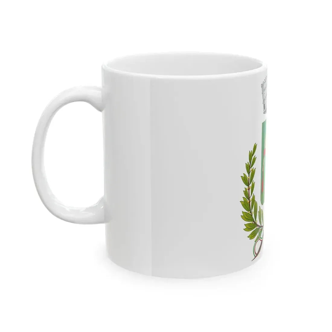 Santa Fiora-Bandiera (Italy) White Coffee Mug - Go Mug Yourself