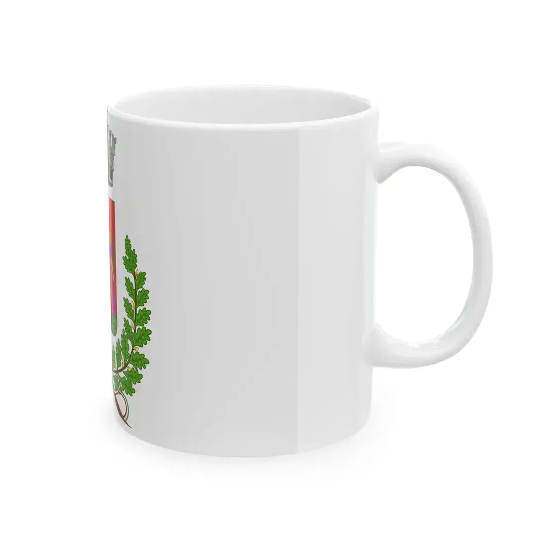 Santa Fiora-Bandiera (Italy) White Coffee Mug - Go Mug Yourself