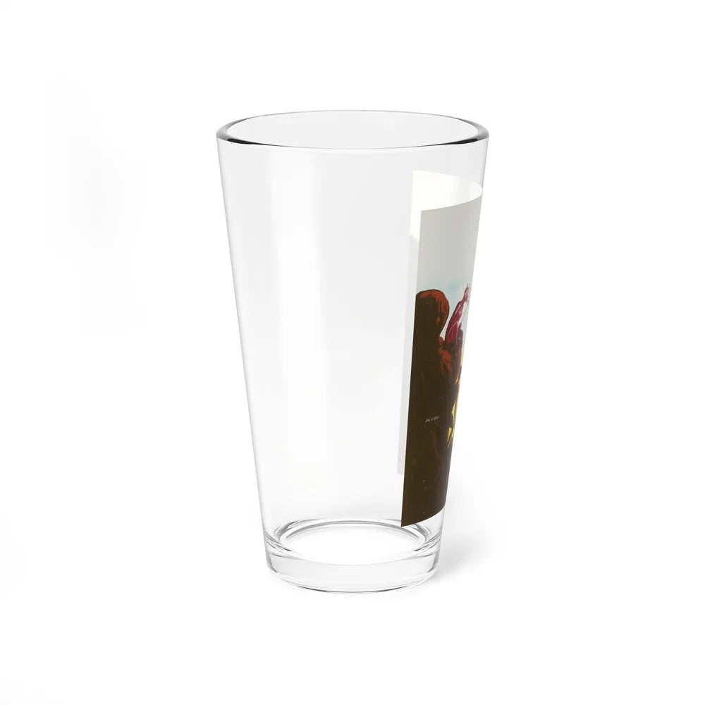 Santo, El Enmascarado De Plata, Mexican comic book cover (2) - Pint Glass 16oz - Go Mug Yourself