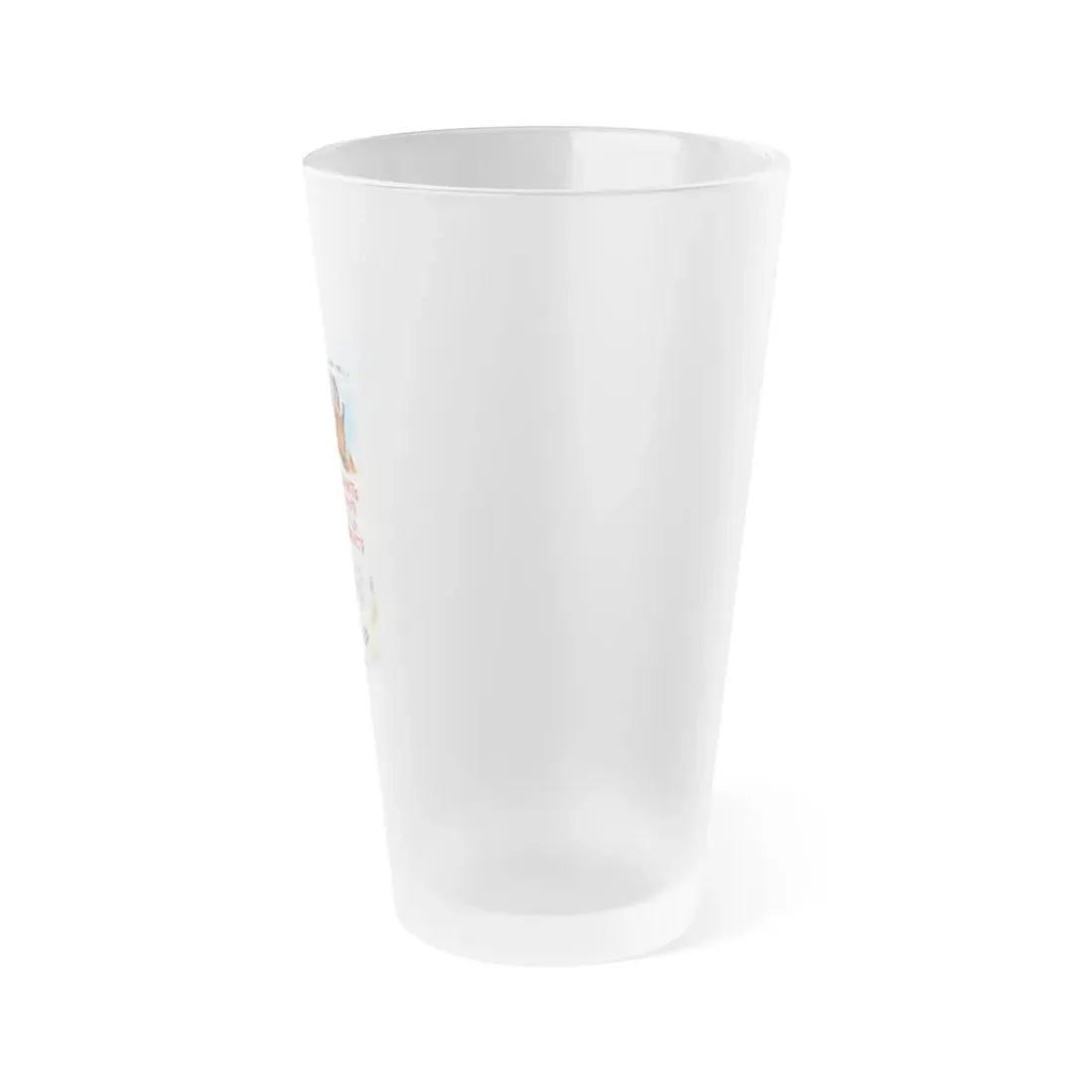 SANTO FACES DEATH 1969 Movie Poster - Frosted Pint Glass 16oz - Go Mug Yourself