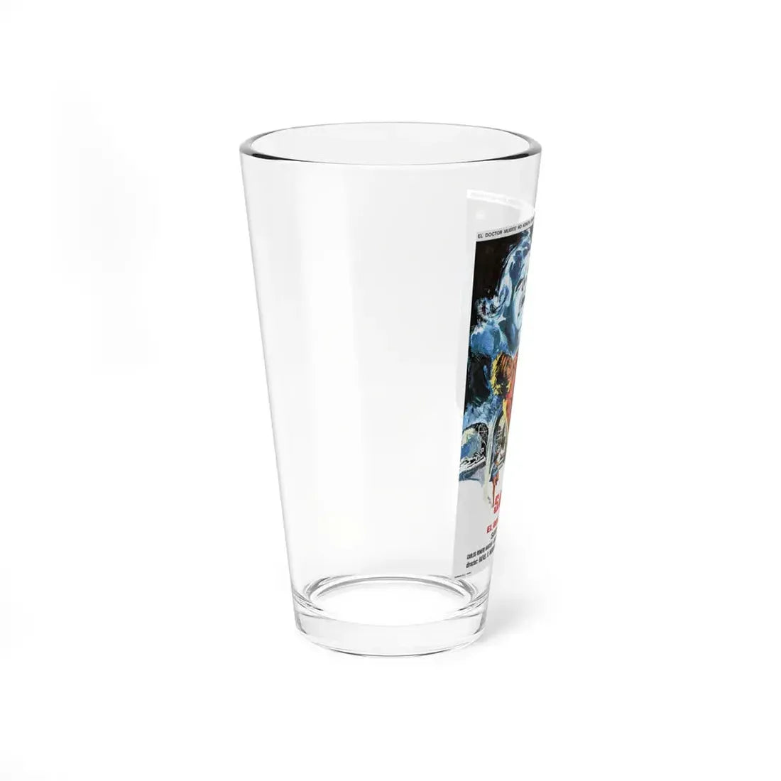 SANTO VS DOCTOR DEATH 1973 Movie Poster - Pint Glass 16oz - Go Mug Yourself
