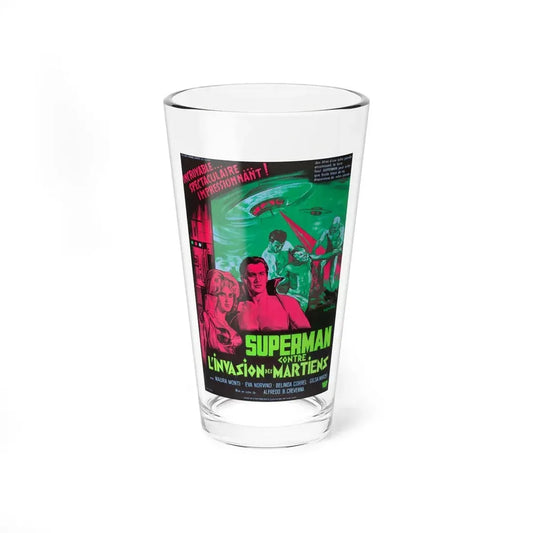 SANTO VS THE MARTIAN INVASION (2) 1967 Movie Poster - Pint Glass 16oz 16oz - Go Mug Yourself