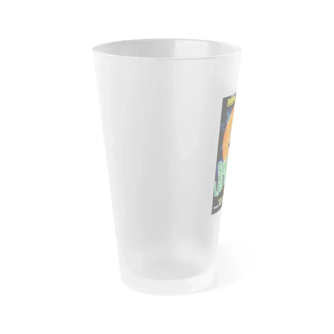 SANTO VS THE SHE WOLVES 1976 Movie Poster - Frosted Pint Glass 16oz - Go Mug Yourself