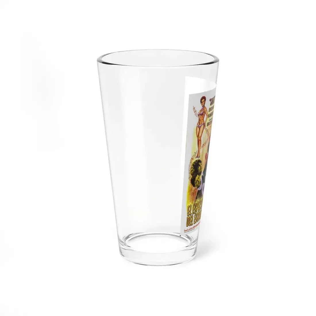 SANTO VS THE STRANGLER 1963 Movie Poster - Pint Glass 16oz - Go Mug Yourself