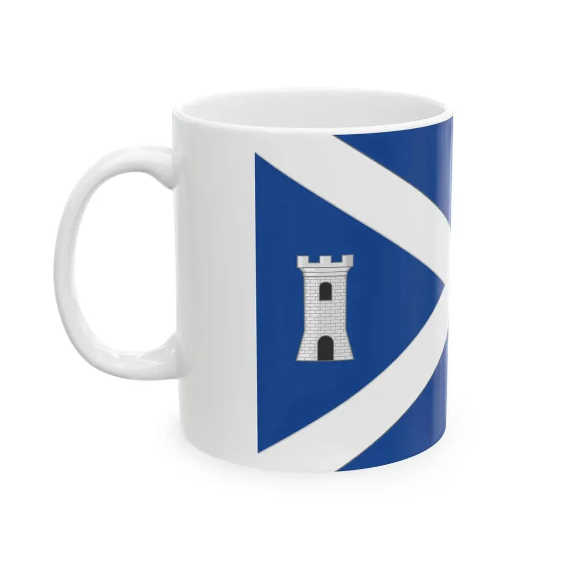 SantOmobono Terme-Bandiera (Italy) White Coffee Mug - Go Mug Yourself