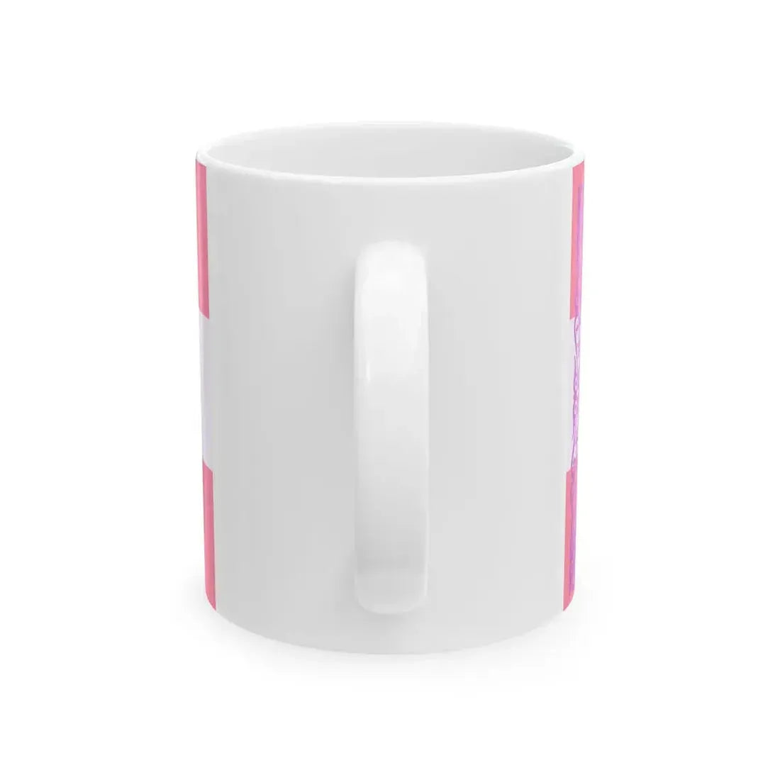 Sapphic pride flag of Kazakhstan (Kazakhstan) White Coffee Mug - Go Mug Yourself