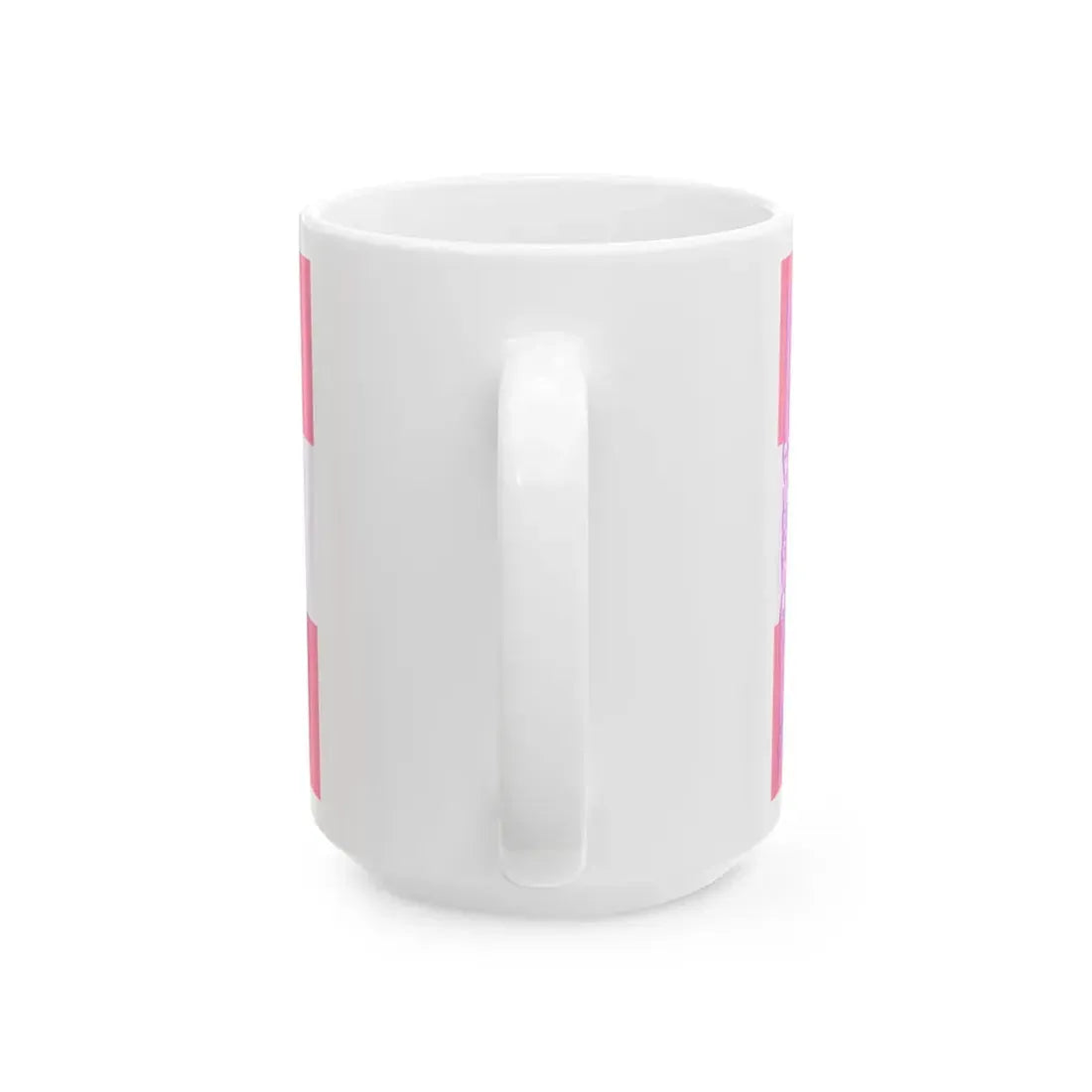 Sapphic pride flag of Kazakhstan (Kazakhstan) White Coffee Mug - Go Mug Yourself