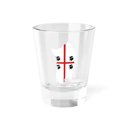 Sardinia-Flagmap (Italy) Shot Glass 1.5oz 1.5oz - Go Mug Yourself
