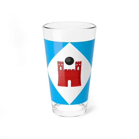 Saronno-Bandiera (Italy) Pint Glass 16oz 16oz - Go Mug Yourself