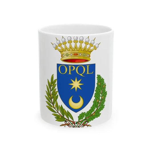 Sarzana-Bandiera (Italy) White Coffee Mug 11oz - Go Mug Yourself