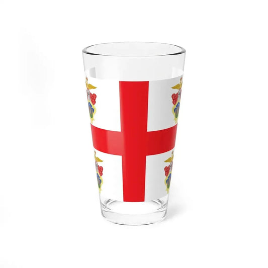 Sassello-Bandiera (Italy) Pint Glass 16oz 16oz - Go Mug Yourself