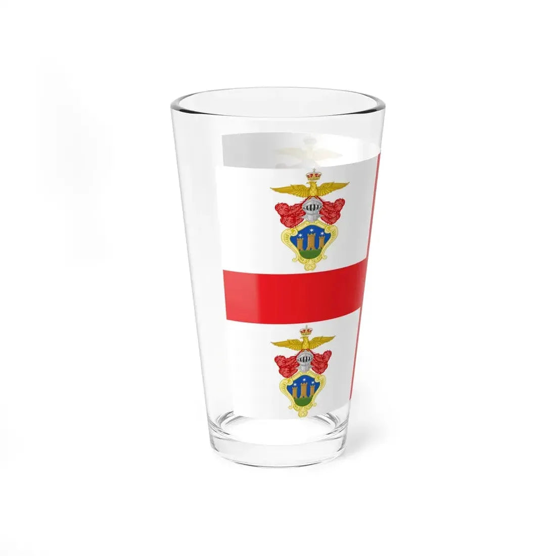 Sassello-Bandiera (Italy) Pint Glass 16oz - Go Mug Yourself