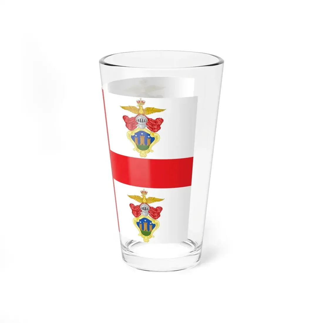Sassello-Bandiera (Italy) Pint Glass 16oz - Go Mug Yourself