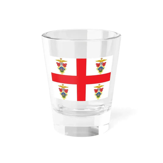 Sassello-Bandiera (Italy) Shot Glass 1.5oz 1.5oz - Go Mug Yourself