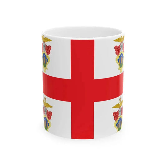 Sassello-Bandiera (Italy) White Coffee Mug 11oz - Go Mug Yourself