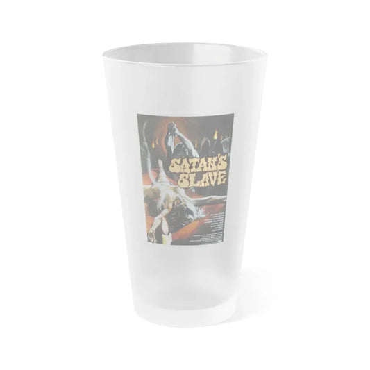 SATAN'S SLAVE 1976 Movie Poster - Frosted Pint Glass 16oz 16oz Frosted - Go Mug Yourself